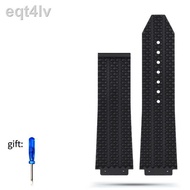 2023 Original ◊♚▽ Watchband for HUBLOT BIG BANG Silicone 26x19mm Waterproof Mens Watch Strap Chain W