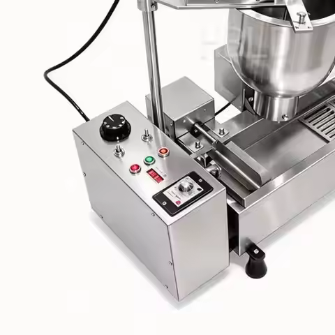 Commercial Bakery Equipment Automatic Doughnut Maker Stainless Steel Mini Donut Making Machine