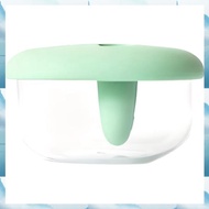 [G V W E] 2-In-1 No-Mess Snack Container Silicone Box with Lid Leak-Proof Portable Food Storage