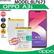 OPPO A3s Battery Model BLP673 100%Original High Capacity 4100mAh