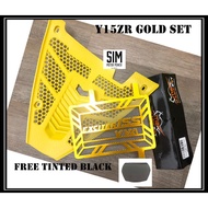 Y16ZR PVC ENGINE COVER COOLANT COVER / YAMAHA Y16 ENGINE COVER + FREE TINTED 1PCS Y16