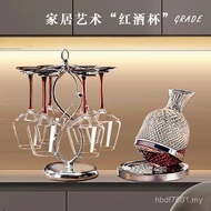 Rotating a Whole Set Decanter Frame Red Set Wine Glass Wine Glass European Style Household Wine Gobl