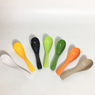 Colorful Melamine plastic tea and cake spoon Size 14.3 x 3.9 x 1.7 cm
