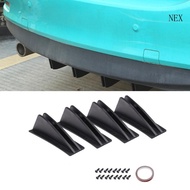 NEX Automobile Rear Bumper Lip Diffuser Splitter Spoiler Canards Car Accessories