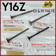 Y16 Y16Z Y16ZR V1 V2 EX IN INTAKE VALVE B5V-E2111 EX EXHAUST VALVE B5V-E2121 VALVE SET HEAD VALVE