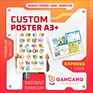 PRINTING A3+ POSTER - ART PAPER MATERIALS, ART CARTON, MATTE PAPER - EXPRESS & CHEAP 1 DAY READY