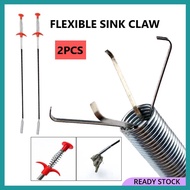 Flexible Kitchen Sink Claw Gripper Drain Pipe Clog Remover Clogged Hair Remover Alat Cuci Singki Tersumbat Saluran Paip