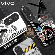 Softcase Glass Case Vivo V40 2024 Latest Vivo V40 Mobile Phone Case - Mobile Phone Protector - Mobil