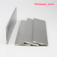 Length 500mm 304 Stainless Steel Flat Steel Thickness 1mm Stainless Steel Sheet Flat Bar Width 5/6/8
