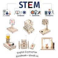 (SG Seller) STEM for Kids DIY Science Toy Kids DIY Science Electric Handmade Model Blocks Kits Toys