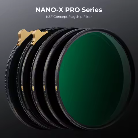 K&F CONCEPT CPL Filter HD Ultra-Thin Copper Frame 36-Layer Anti-Reflection Green Film Nano-X PRO Ser