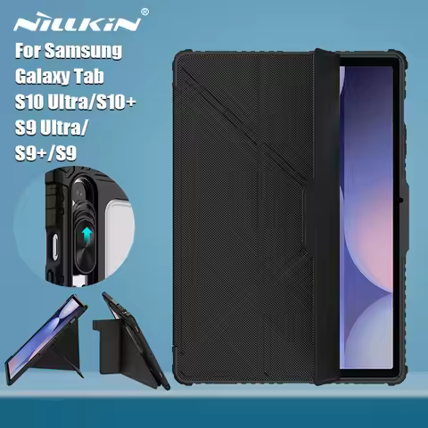 NILLKIN For Samsung Galaxy Tab S10/S9 Ultra Magnetic Case For Galaxy Tab S9/S10 FE+ Multi-angle Fold