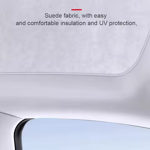 For 2023-2025 Mercedes-Benz EQS SUV X296 V297 Car Suede Sunshade Electrostatic Adsorption Sunroof He