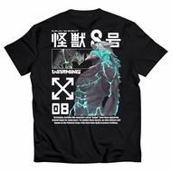 KAOS ANIME Kaiju No.8 Kafka Hibino 01KN8 Baju Anime katun - T-Shirt Anime - Kaos Anime S-5XL