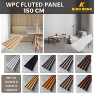 Wall Panel Fluted Wall Panel WPC materials WPC Papan Dinding 防水格栅墙板