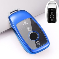 TPU Transparent Car Key Case Cover for Mercedes Benz E C S GLC Class E200 E400 E63 W213 S550 S560 C2