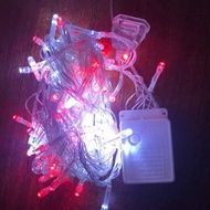 MERAH RED AND WHITE LED LIGHTS AUGUST INDEPENDENCE 8 METERS
