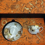 [1折,限量版] 插畫家Vikki Zhang聯同美心茶具套裝 茶杯茶碟 流心奶黃月餅中秋節 張文綺 設計星願 coffee tea cup plate set 橙盒子 東方筆觸 收藏價值 Herme