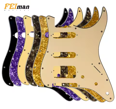 Feiman Custom Guitar Accessories 11 Screw Hole Pickguard For Fender Strat USA/Mexican Standard ST HS