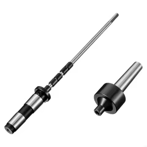 920L PM-002/MT2 Pen Mandrel Set with 5pc Bush, 7mm Drill Bit and Mandrel Saver, MT2 for Woodturning