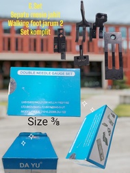 sepatu mesin jahit jarum 2 walking foot jahit jok/kulit dll unutk mesin merk typical juki brother dl