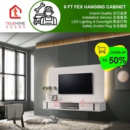 True Home FREE INSTALLATION 6 FT Hanging TV Cabinet / Cabinet TV Gantung / Kabinet TV Gantung