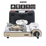 AIKO #AK-200SS สีแชมเปญ เตาแก๊สปิคนิค 2.6 กิโลวัตต์ (ไม่แถมแก็ส) ***รับประกัน 1 ปี