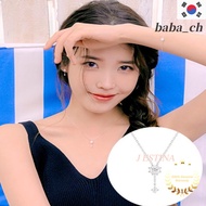 [J ESTINA] LALA J COLLECTION WHITEMOND Necklace/Korean production + Jewelry case + certificate/IU's pick