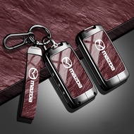 Mazda Alexa CX-5 CX-7 CX-30 CX-3 CX-9 CX-4 3 Alloy Key Cover Case Holder Car Accessories