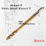 Tap M4 X 0.7 HSS Taps M4X0.7 Thread coating