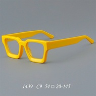145mm Trendy Acetate Glasses Frame Large Frame Thickness Eyeglasses Men Women Square Spectacles 1439