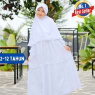 Others Amira Gamis Putih Anak Perempuan Terbaru Manasik Haji Baju Muslim Anak Perempuan Kekinian Umur 7-12 Th Warna Putih Baju Gamis Anak Putih Perempuan  5 6 Tahun  Sekolah Tk SD Gamis Anak Putih Polos Muslim Dres Anak Perempuan Murah Fashion Muslim Anak