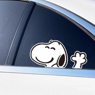 Cartoon Cartoon Snoopy Car Sticker Locomotive Sticker Car Tail Sticker Window Sticker
