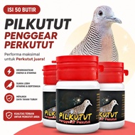PILKUTUT PREMIUM JAMU GACOR PERKUTUT ISI 100 BUTIR obat burung perkutut malas bunyi anti stres jamu 