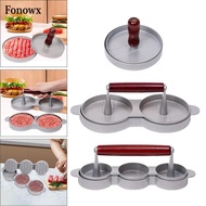 Fonowx Hamburger Press Aluminum Alloy Hamburger Meat Beef Grill Press Kitchen Tool for Cooking