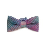 StoneasChic 粉紫色 格紋 格子 英倫風 啾啾 領結 bow Tie