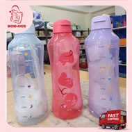 Tupperware 2L 2000ml Giant Eco Bottle with Handle Outdoor Indoor Bekas Minuman Liquid Tight Pink Blu