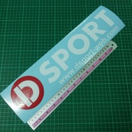 Sticker d sport windscreen car sticker