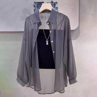 Super Crazy Discount Discount😲Sunscreen Clothing Women 2026 Summer New Style Chiffon Shirt Thin Styl