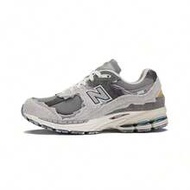 New Balance NB 2002R Retro Versatile Suede ABZORB Low-Top Casual Running Shoes, Unisex, Cloud Grey