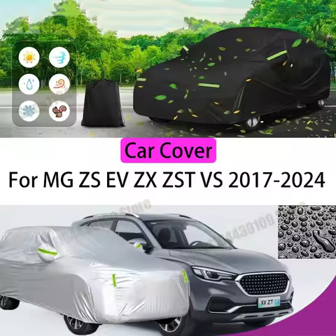 For MG ZS EV ZX ZST VS 2017-2024 Car Cover Outdoor Waterproof Snowproof Sunshade, Winter & Summer Au