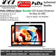 ibovder Bubble free Easy Stick HD Screen Protector MacBook Air Pro Retina Touch Bar 11 12 13 15 A215