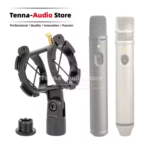 Shock Mount Isolation Holder Compatible With Rode NT3 M3 NT M 3 Shotgun Microphone Stand Shockproof 