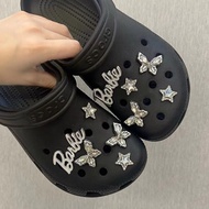Star Bow Flower Shoes Metal Buckle y2k Sweet Cool Girl Design Top Decoration Three-Dimensional Remov