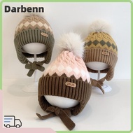 DARBEMY Kids Earmuffs Cap, 2-5 Year Baby Warm Baby Knitted Hat, Cute Windproof Thicken Children Head