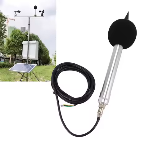 Sound Level Meter Probe Modular 20Hz To 12.5kHz Aluminum Alloy Noise Level Detector Sensor DC5V IP55