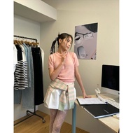 [SR-STUDIO] GR 2025 Korea Dongdaemun Flower Bud Short Skirt Skirt 4OPS