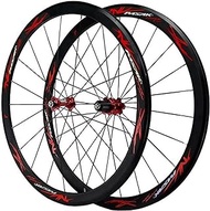 Wheels Mountain Bike Wheelset Bicycle Rim V Brake MTB Wheels Bolt On Solid Shaft Hub (Color: Black1pc