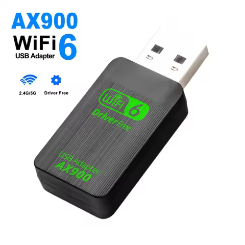 AX900 900M USB WiFi 6 Adapter 600Mbps Wifi Dongle Dual Band 2.4G&5GHz USB WiFi Network Wireless Rece