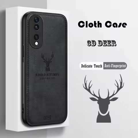 Fashion Cloth Phone Case for Honor 200 100 90 X50i X40 X30 Plus X9AB X7AB Magic 6 5 4 Lite Pro Deer 